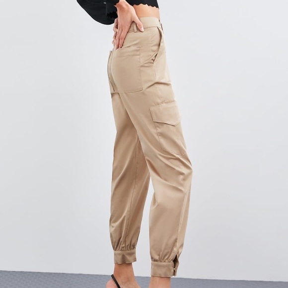 Satin cargo pants XS - Picture 2 of 6